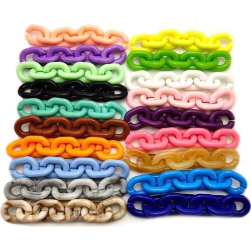 Acrylic Resin Chain Bag Strap For Handbag Handles Women Pouch Purse Chain strap Acrylic Plastic Chain Bag Accessories