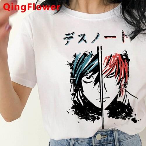 Death Note t-shirt women harajuku streetwear ulzzang tshirt t-shirt aesthetic