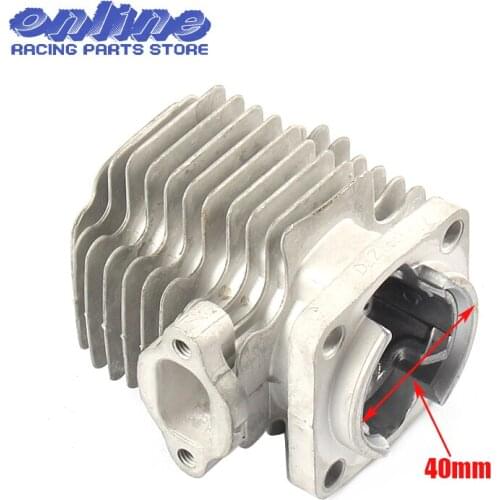 40mm Cylinder Head For 47cc 2 Stroke Engine Mini Moto Dirt Pocket Bike ATV Quad