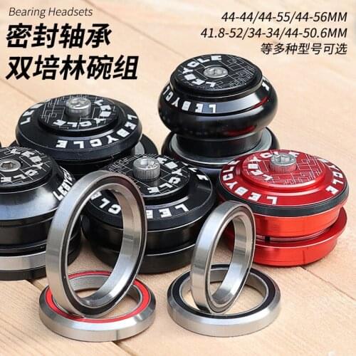 Mountain Road Bike Front Fork Bearing Headset Accessories Faucet Steering Tapered Spinal Tube 44 Wrist Set