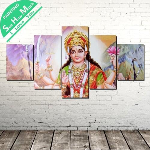 5 Piece Lord Shiver Pictures Wall Art Canvas Poster and Print Canvas Painting Decorative Picture for Living Room Canvas Painting