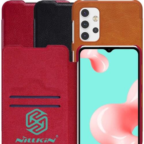 Nillkin Qin Book Flip Leather Case For Samsung Galaxy A32 Wallet Coque Capinha