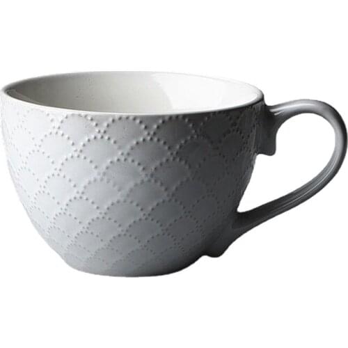 Fine bone china coffee cup and saucer funny fashion design Japanese-style coffee mug cafe espresso cup