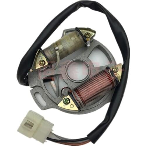 Motorcycle Scooter TB50 2 Pole Coil Inner Rotor Kit Ignition Stator Magneto Coil For Suzuki 50cc TB 50 2 Stroke Motor Stator