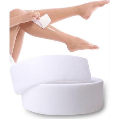 Non Woven Body and Facial Leg Hair Removal Wax Strip Roll 2.75" X 110 YD Non-woven White Professional Esthetician Supplies