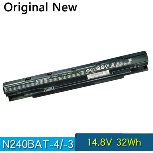 Original N240BAT-4 -3 Battery for CLEVO N250LU N250JU N240BU N240JU N250WU N240WU 6-87-N24JS-42L2 F1 F21 L3 F4 4UF3 Sager