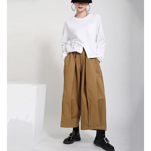 Женские свободные брюки OSHOPLIVE China At AliExpress