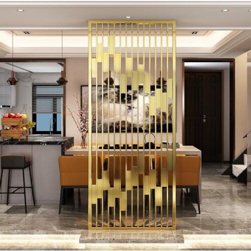 Stainless Steel Screen Partition Home Entrance Door To Block The Living Room Decoration Entrance