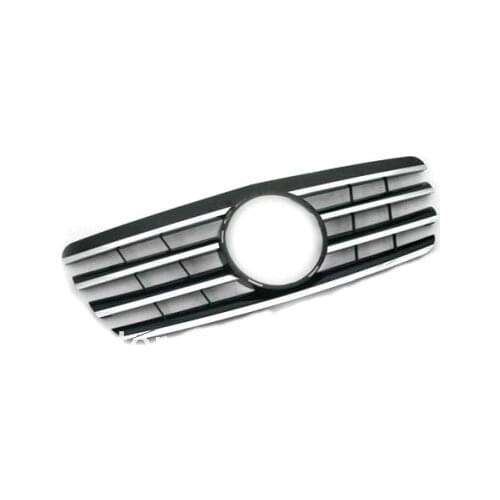 Replacement Front Center Grille in Black Style For Mercedes Benz E Class W210 (2000-2002)