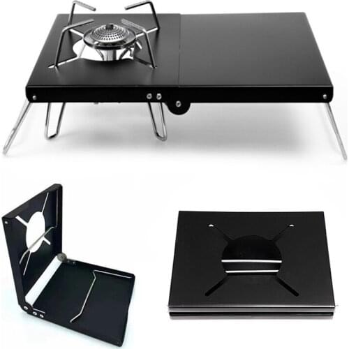 Aluminum Alloy Foldable Japanese-Style Heat Insulation Table Camping Burner Bracket Stove Stand for ST310,ST330,CB-JCB,TRB250