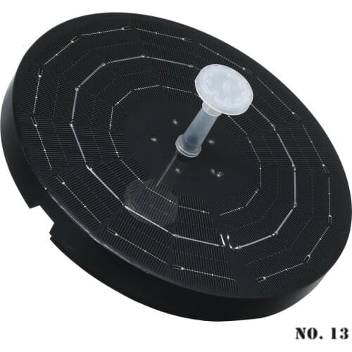 Solar Fountain Pump 3.8W Bird Bathing Fountain, Upgraded Solar Fountain Pump, with LED Lights for Bird Bathing, Pond, Fish Tank