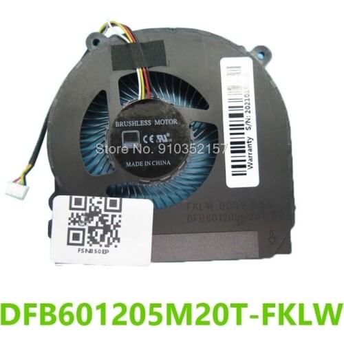 4PIN DFB601205M20T FKLW GPU FAN For CLEVO N850EP N857EP DFB601205M20T-FKLW 4WIRE