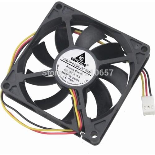 1 Pieces Gdstime 8015s 80MM 80 x 80 x 15MM 3Pin 12V DC Cooler Cooling Heatsink Fan