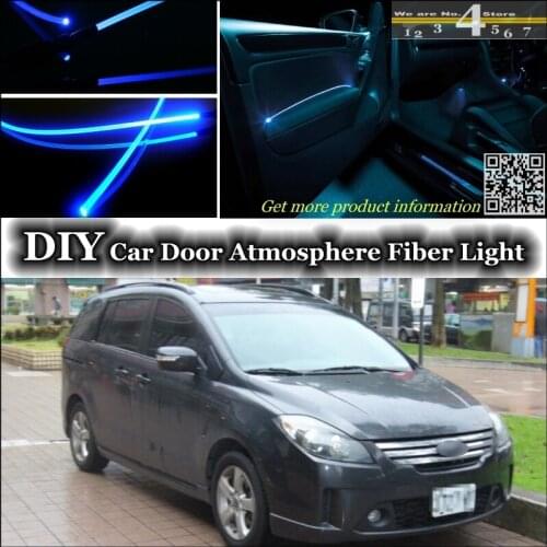 Interior Ambient Light Tuning Atmosphere Fiber Optic Band Lights For Ford i-Max iMax i Max Inside Door Panel illumination Tuning