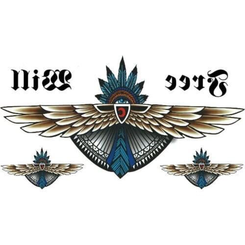 Temporary Tattoos Waterproof Fake Tattoos Henna Tattoo Body Art Sticker Arm Shoulder Chest & Back Makeup