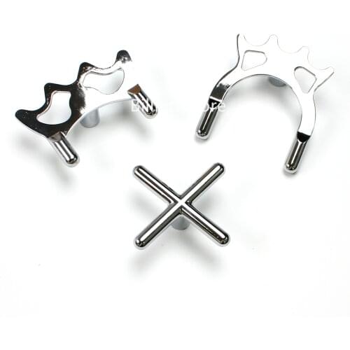 High Quality Snooker Pool Cue Brass/Chrome Cross&Spider Holder Rest Head