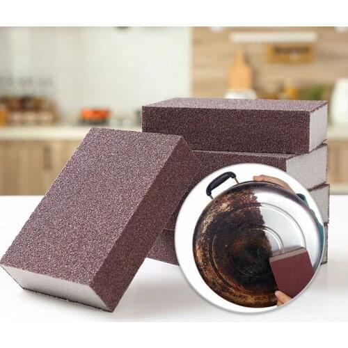 10pcs Emery Sponge Eraser Melamine Magic Sponge Eraser For Moving Rust Kitchen Accessories Bathroom Cleaning Nano Sponges Brush