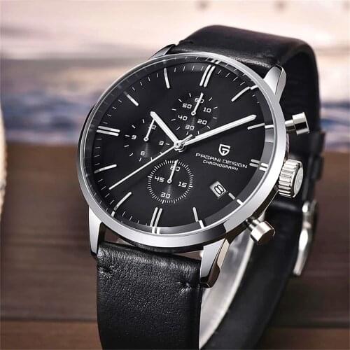 2021 New PAGANI DESIGN Luxury Brand Mens Watch PD-2720K Automatic Dte Waterproof Chronograph VK63 Movement Simple And Fashiona