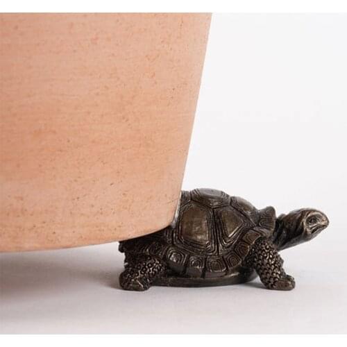 3pc Flower Pot Holder Potty Feet Resin Animal Plant Pot Feet Planter Support Garden Decoration Outdoor Statue garden pot planter