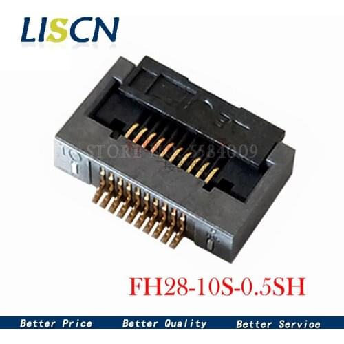 5PCS connector FH28-10S-0.5SH (05) 10Pin flip cover with buckle