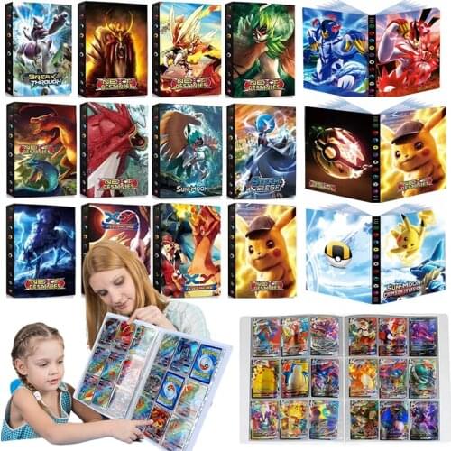 9 Pocket Pokemon 432 Card Album Playing Game Liver Pokémon VMAX GX Map Loaded List Book Binder Collection Protection Holder Toy