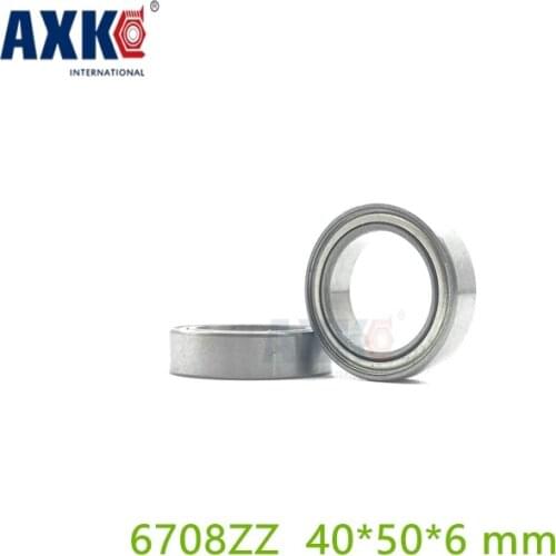 Axk (1pcs) The High Quality Of Ultra-thin Deep Groove Ball Bearings 6708zz 40*50*6 Mm