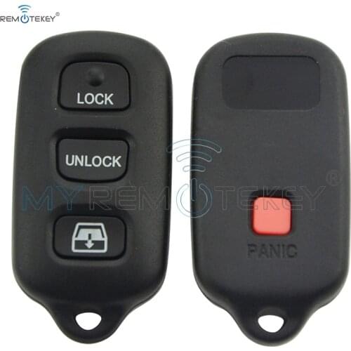 Remtekey Remote key fob 3 button with panic for Toyota Sequoia 4-Runner 4Runner HYQ12BBX 2003 2004 2005 2006 2007 2008