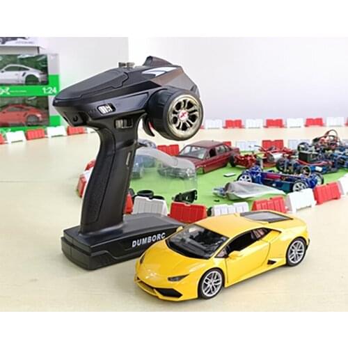HGM TOYS Outdoor Gifts 1/28 HGD1 RWD RTR Drift Racing RC Car with Radio 6CH Carbon Fiber Model Lamborghini LP610-4 TH19521-SMT5