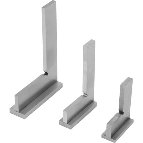 High Carbon Steel 90 Degree Flat Right Angle Ruler Seats Engineer Tool