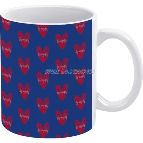 Los Angeles Heart Coffee Mugs High Fashion Luxury Pattern Ceramic Mug Custom Cup Mugs Coffee Cups Ceramic Los Angeles La Clipper