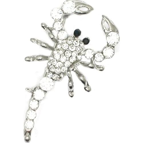 Small Scorpion Brooches Animal Insect Brooch Pins Scarf Garments Fashion Jewelry Accessories Christmas Gift