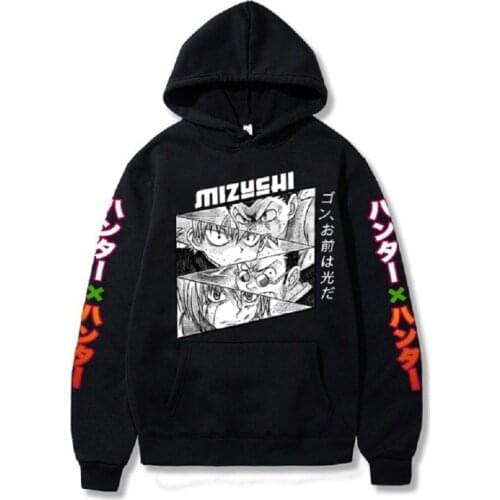Hunter X Hunter Killua Zoldyck GON Printed Men/women Hoodie Long Sleeve Sweatshirt Pullover Tops