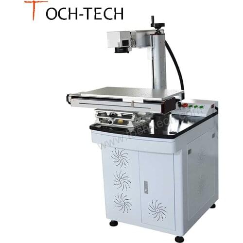Desktop portable rotary jewellery gold optical fiber laser marking machine price 50w 30w 20w for metal