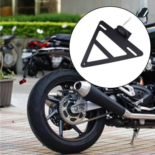 Motorcycle Registration License Plate, Frame Holder Mount Motorcycle Tail Tidy Supplies for Thruxton 1200 1200R 19-21 2019-2021