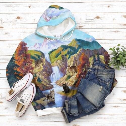 2021 New Dropshipping 3D Hip Hop Cartoon Hawaii Dog Hoodies Usa Big Size Oversized Customized Women Clothing