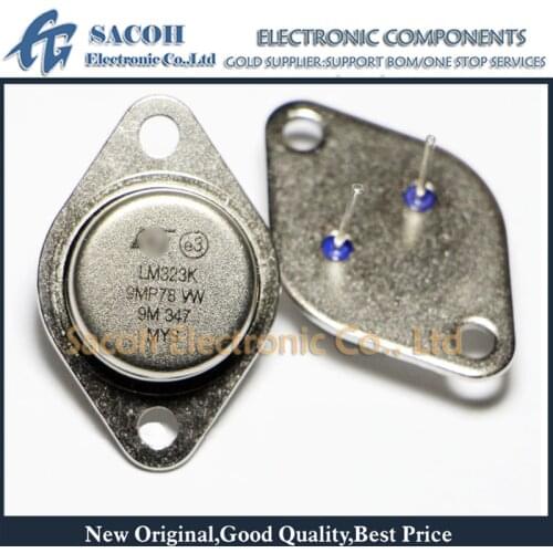 New Made in China 5PCS/Lot LM323K LM323 or LM223K or LM123K TO-3 Three-terminal 3A 5V Positive Voltage Regulators