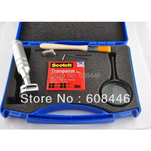 New CrossHatch Adhesion Tester Instruction Cross-Cut Tester Kit for Paint Tool Sets