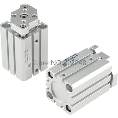 CDQMB25 Pneumatic Cylinder Thin Cylinder with Guide Rod CDQMB Bore 25mm CDQMB25-35 CDQMB25-40 CDQMB25-45 CDQMB25-50 CDQMB CQMB