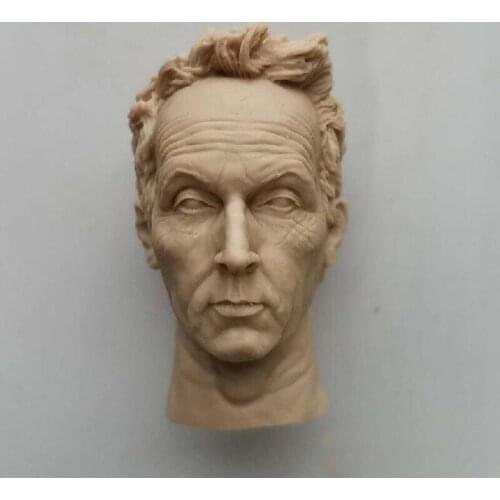 Blank 1/6 Scale Saw The Old Man Tobin Bell Head Sculpt Unpainted Fit 12" Figure