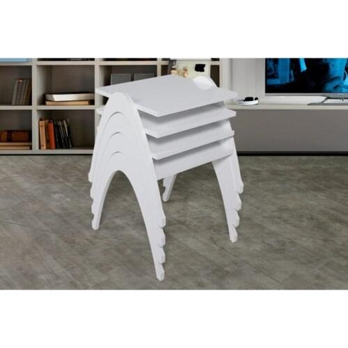 Modern 4 Pcs Coffe Zigon coffee table coffee tables table basse furniture living room table