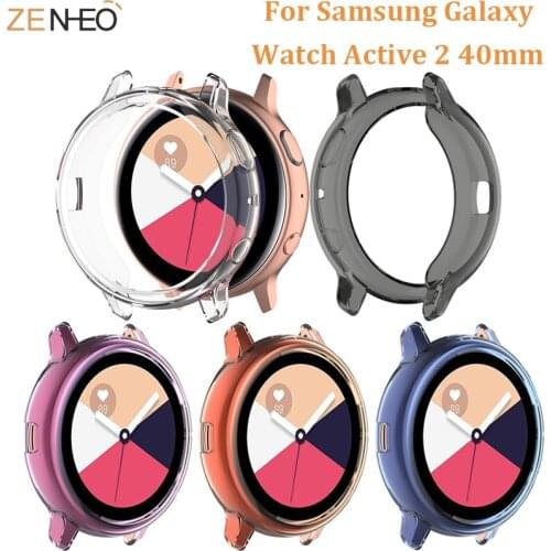 Sport TPU protector Case For Samsung galaxy watch active 2 40mm Accessories For galaxy watch active 2 40mm Protective frame