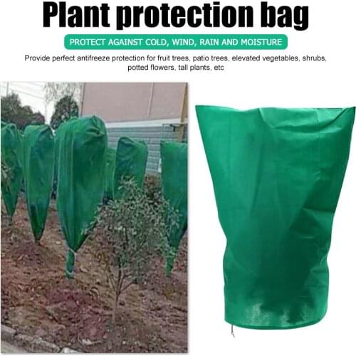 Warm Cover Tree Shrub Plant Protection Bag Frost Protection Yard Garden Winter Drawstring Plant Fruit vegetable Mesh Net Garden