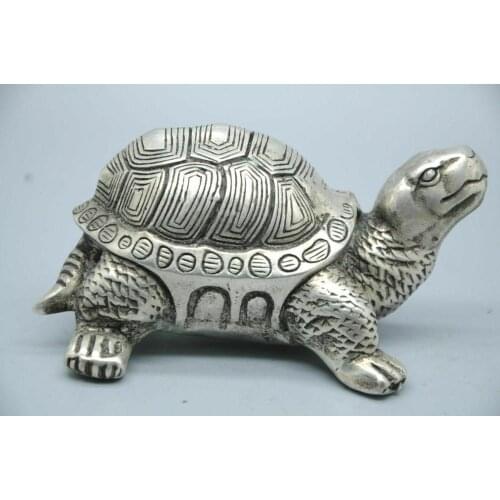Folk Old China FengShui Wealth Testudo Turtle Tortoise Statue Figurine