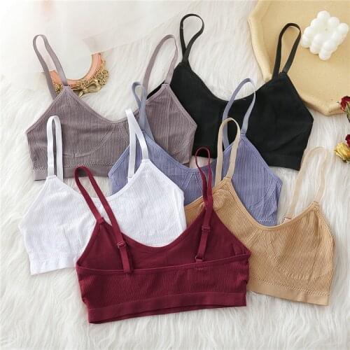 Women Sports Bra Seamless Vest Ladies Bra Gym Fitness Running Sport Brassiere Tops Push Up Bras Sports Bra Vest Style Ladies Bra