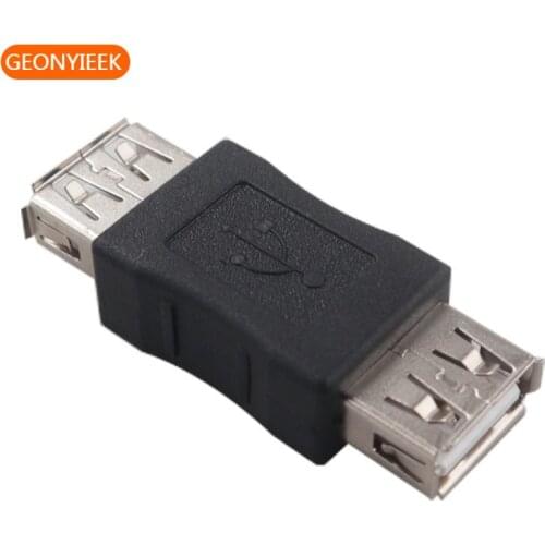 USB 2.0 Plug A Female to Female Coupler Cord Adapter Connector Extension Extender Data Cable Cord M/M Converter