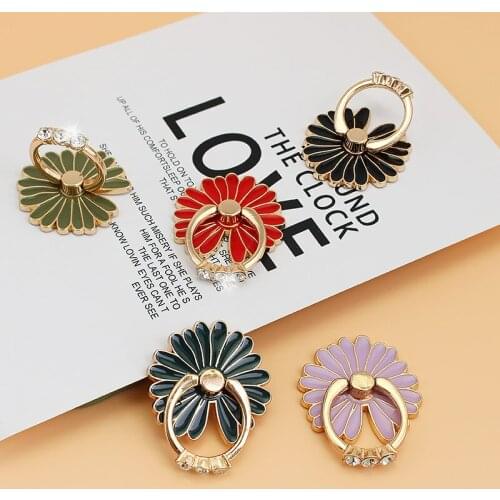 1pcs Small Daisy Ring Stand Finger Ring Mobile Phone Smartphone Stand Holder for IPhone XS 12 Huawei Samsung Phone Kickstand