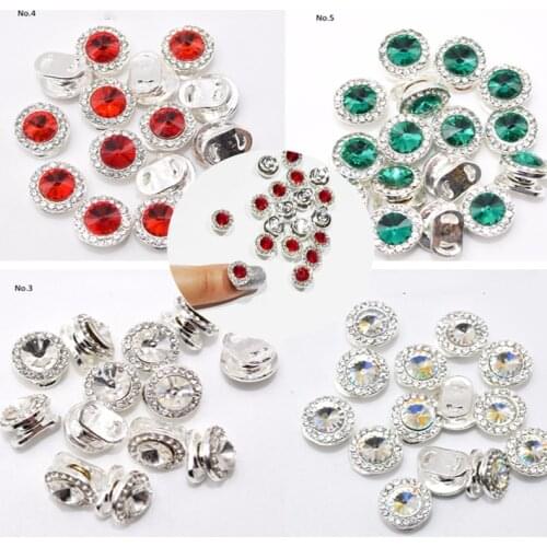 1PC High Speed Spinning Crystal Nail Rhinestone Spin Glitter Rotatable 3D Nail Jewelry Spinner Rotating Manicure Supplies