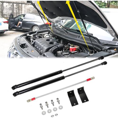 Pair Black Front Engine Hood Shock Lift Gas Struts Bar Support Spring for Ford Explorer 2020 Car Accessories