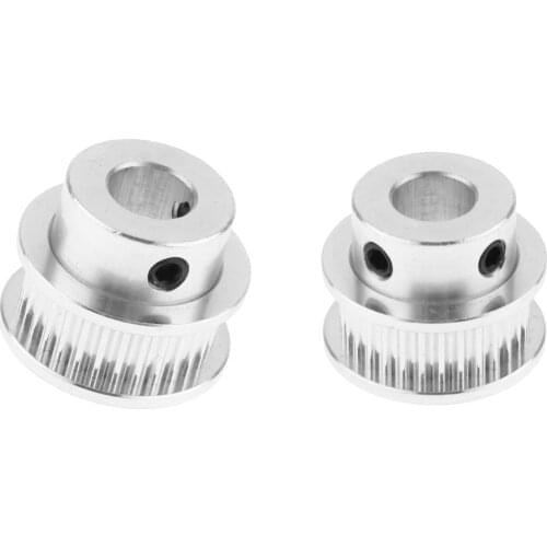 2pcs GT2 30 Teeth 8mm Bore Timing Belt Pulley 6mm Belt 3D Printer Accessories