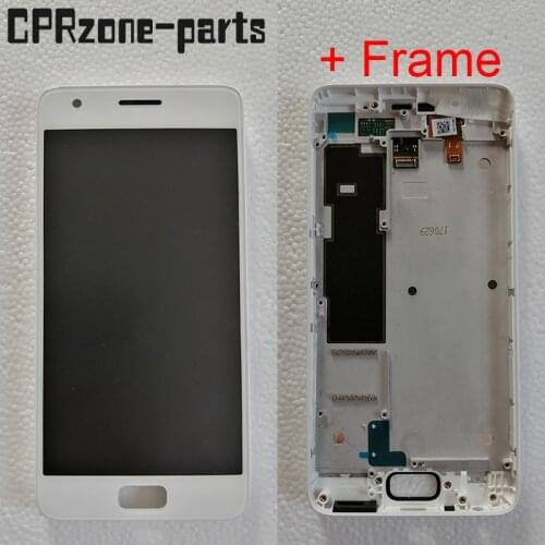 5.0" Black / White + Frame For Lenovo ZUK Z2 Z2131 LCD Display With Touch Screen Digitizer Sensor Panel assembly